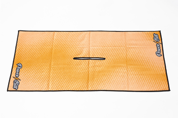 Powerbilt Premium Golf Towel - Orange Print