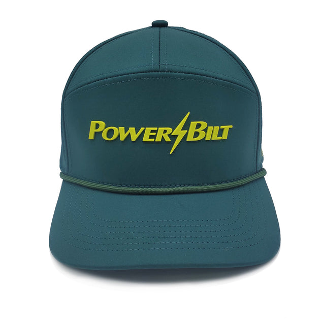Atlas 7-Panel Hat - Green | Powerbilt