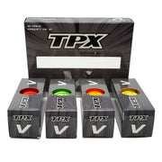 TPX V Matte Finish Mixed Golf Balls - 12Pk