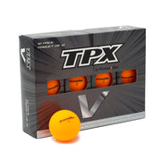 TPX V Matte Finish Orange Golf Balls - 12Pk