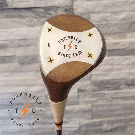 PowerBilt Persimmon Lefty Driver by Todd Demsey