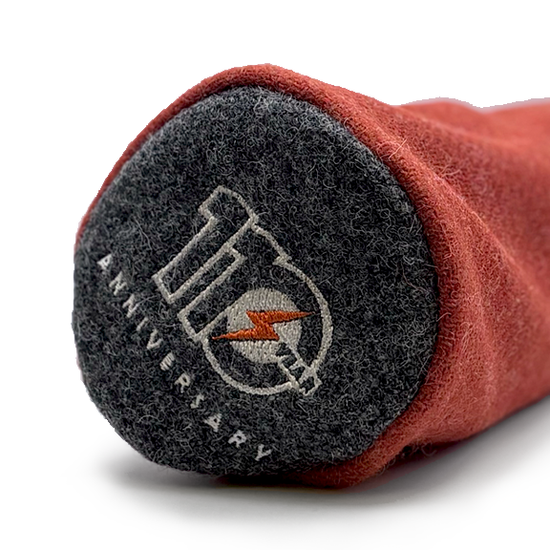 Ross Co. x PowerBilt 110th Anniversary Headcover — Orange Tweed