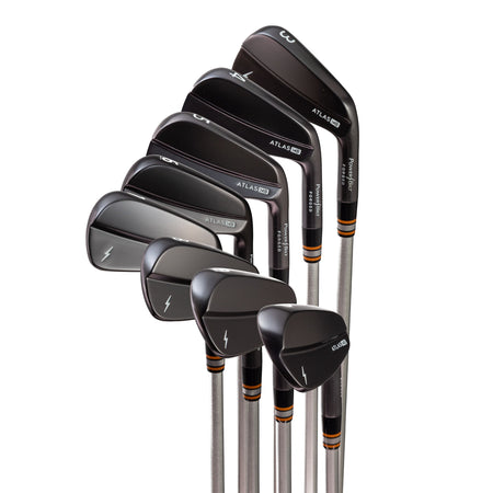 PowerBilt Atlas MB Gun Metal Iron Set (3-PW)