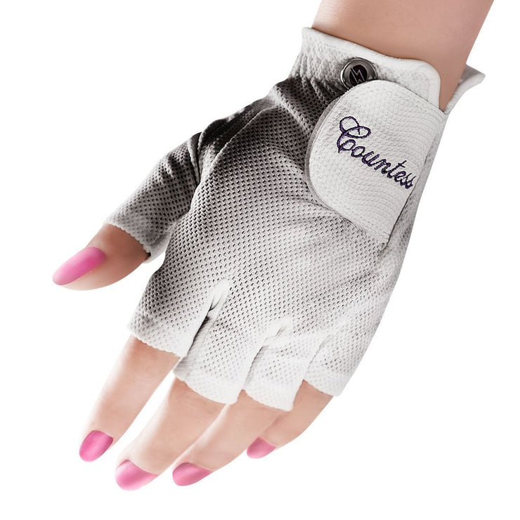 Women's Countess Half-Finger Golf Gloves